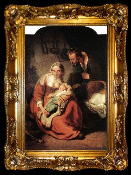 framed  REMBRANDT Harmenszoon van Rijn The Holy Family x, ta009-2